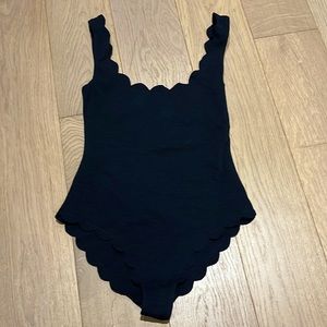 Black marysia swim one piece